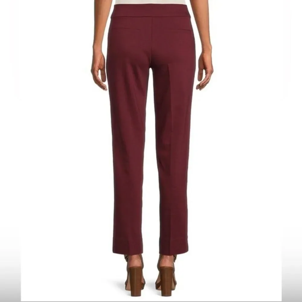 Michael Kors Lux‎ Tech Stretch Flat Front Straight Leg Pant - Siz…